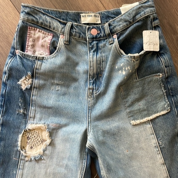 Free People Love Story Mid Rise Flare Jeans 28 - Picture 5 of 10